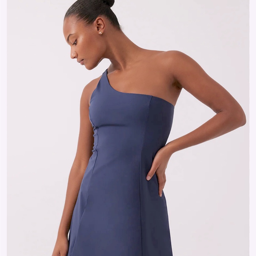 One Shoulder Dress- Unlined